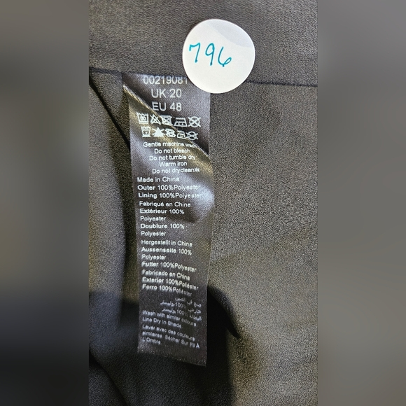 NWT City Chic Harlee Angelina Print Faux Wrap Dress Plus Size 20W - Picture 9 of 11